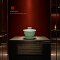 Celadon Tea Cup | Yongle Celadon Lotus Gaiwan | JC029