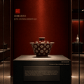 Chinese Porcelain | Song Dynasty Culture | Crimson Pipa Lidded Tea Bowl | JC013